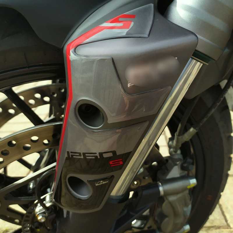 ADESIVO 3D CARBONIO Tappo Serbatoio KEYLESS per MOTO DUCATI MULTISTRADA 950