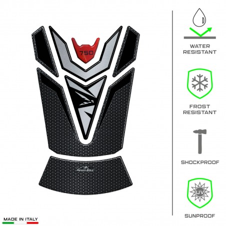 Paraserbatoio resinato HONDA HORNET Tank Pad adesivi serbatoio 3D per moto  H-8 - Stickers Line