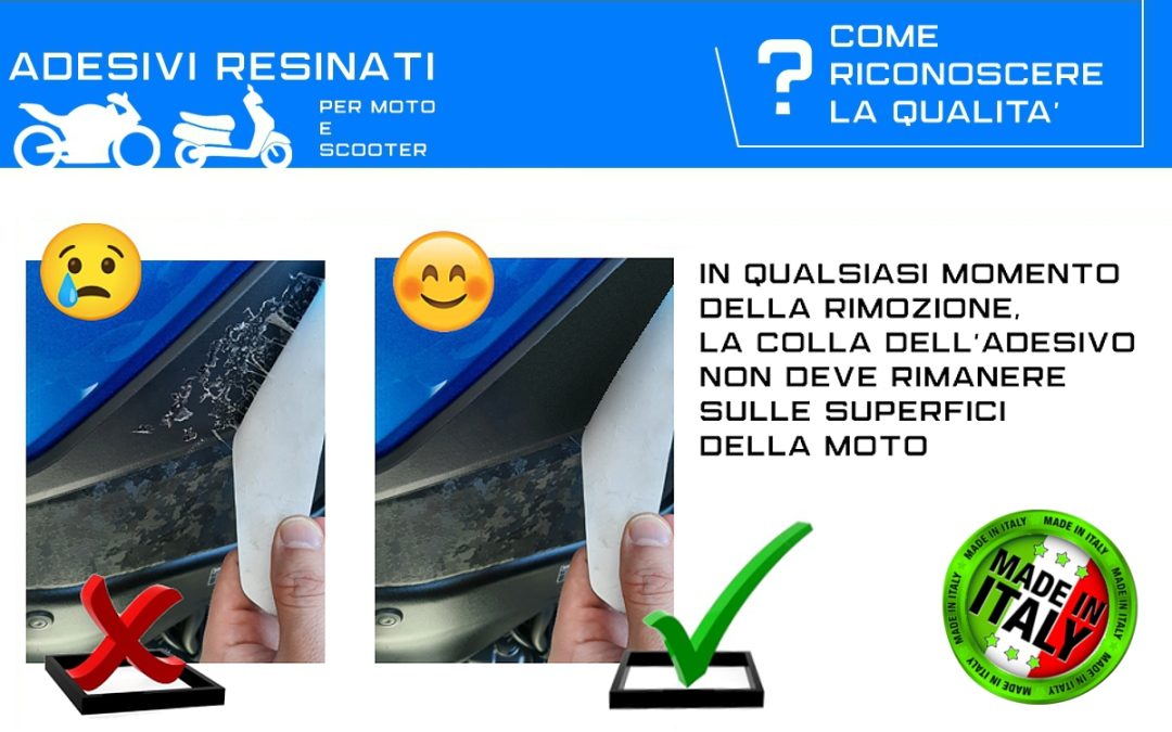 Come scegliere un buon adesivo per la tua moto