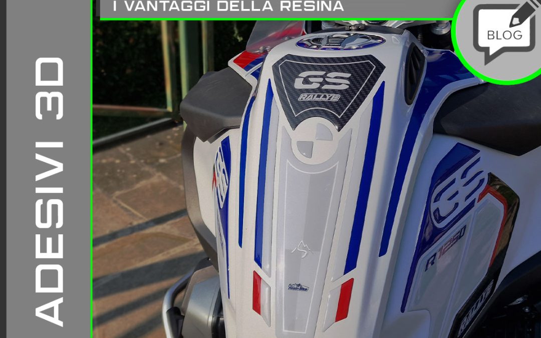 Adesivi Resinati 3D per Moto: i Vantaggi della Resina