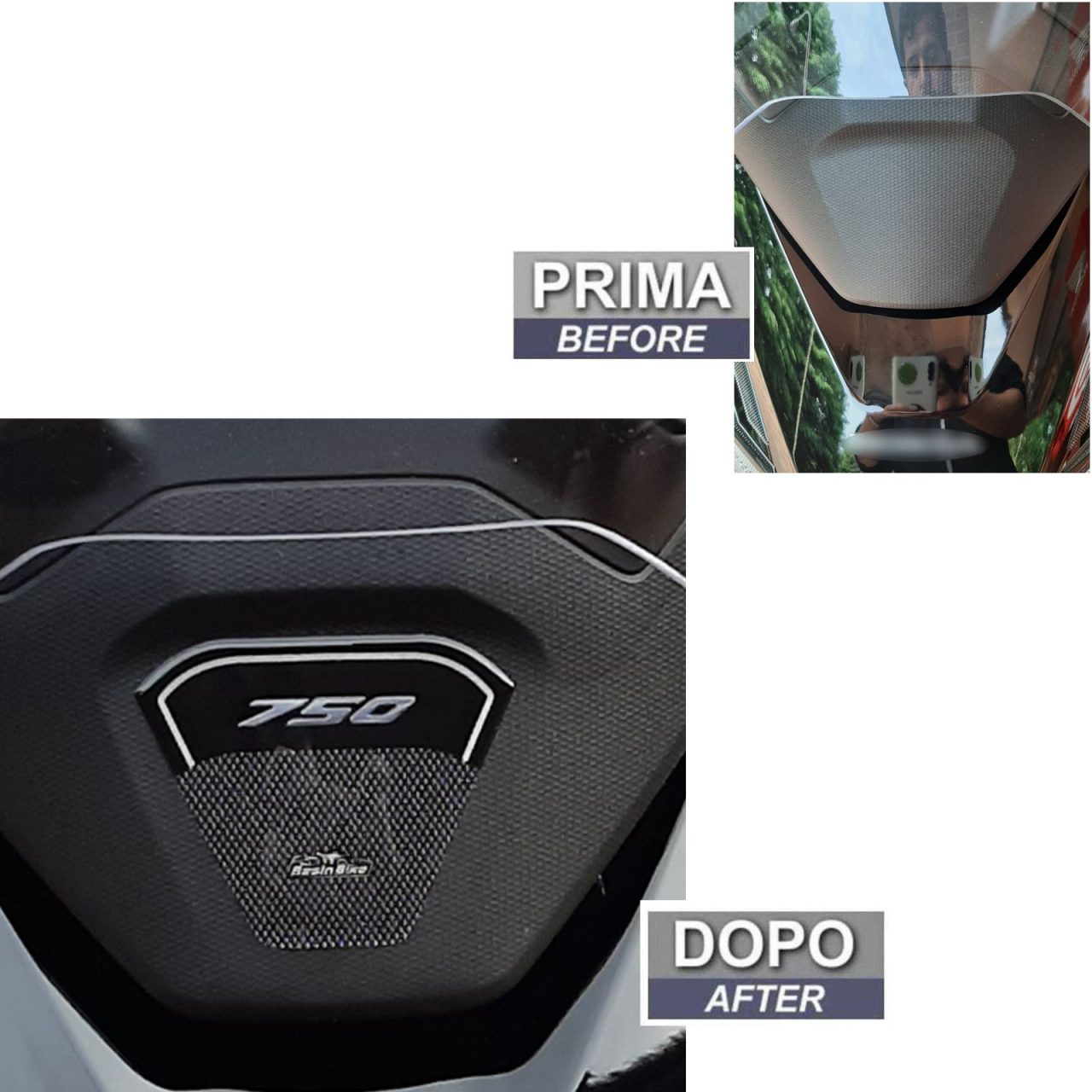 Adhesivos 3D compatibles con Honda Forza 750 2021-2024 Protecciones Frontales - Imagen 3