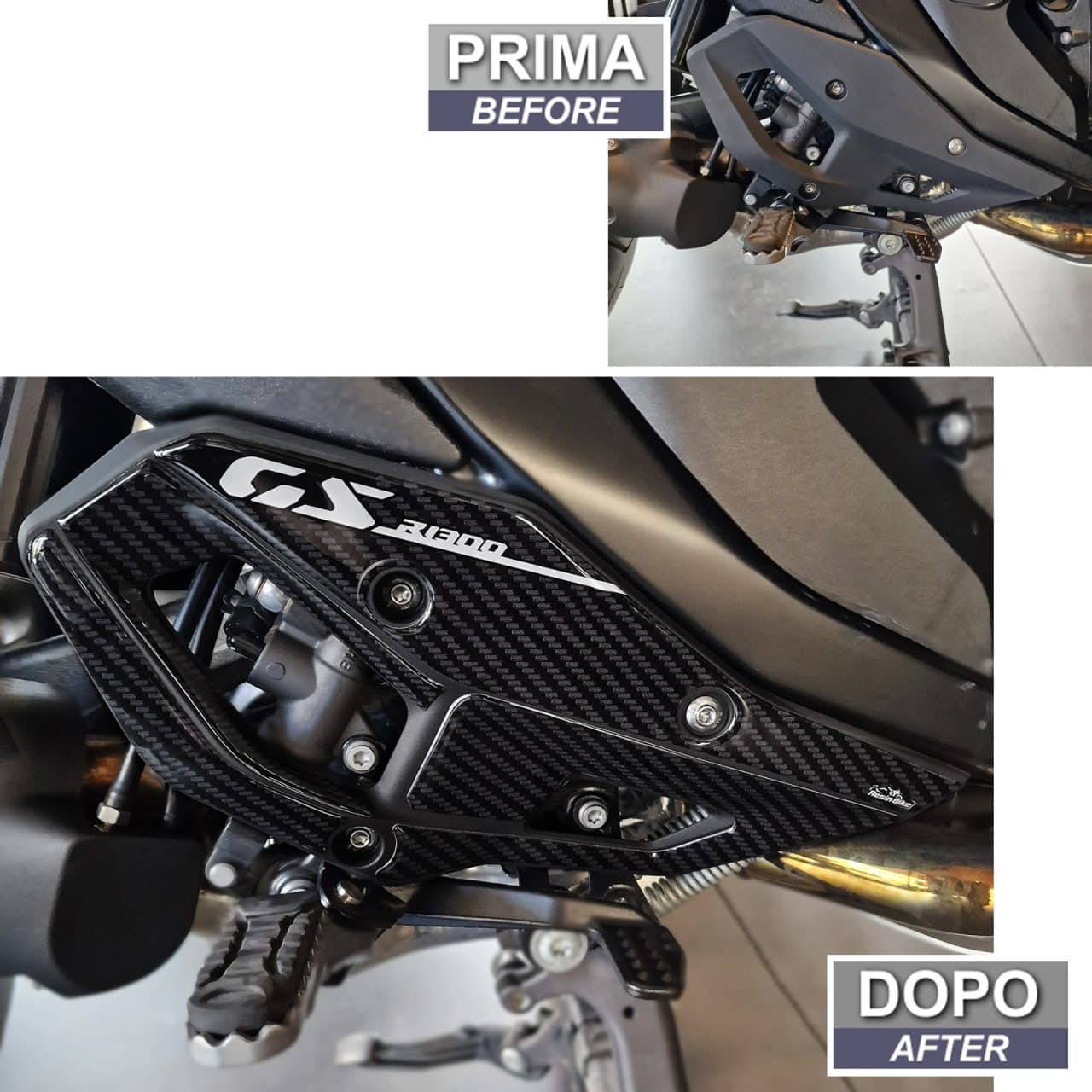 Adhesivos de Moto compatibles con BMW R 1300 GS 2023-2024 Protector de Talón - Imagen 3