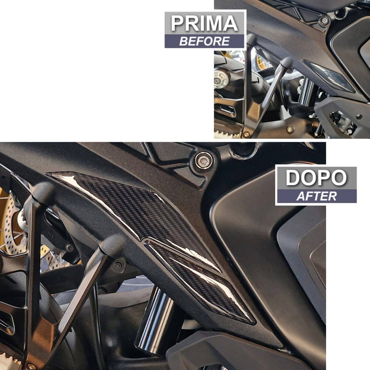 Motorcycle Stickers 3D compatible with BMW R 1300 GS 2023-2024 Frame Guard - Image 3