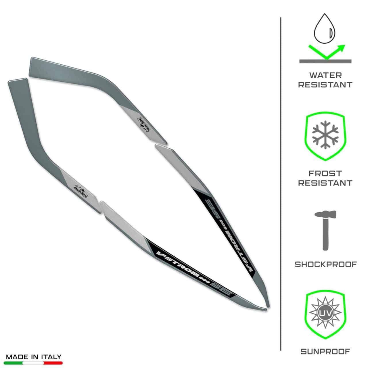 Adesivi 3D compatibili con Suzuki V-Strom 800 SE 2023-2024 Maniglie Passeggero - immagine 7