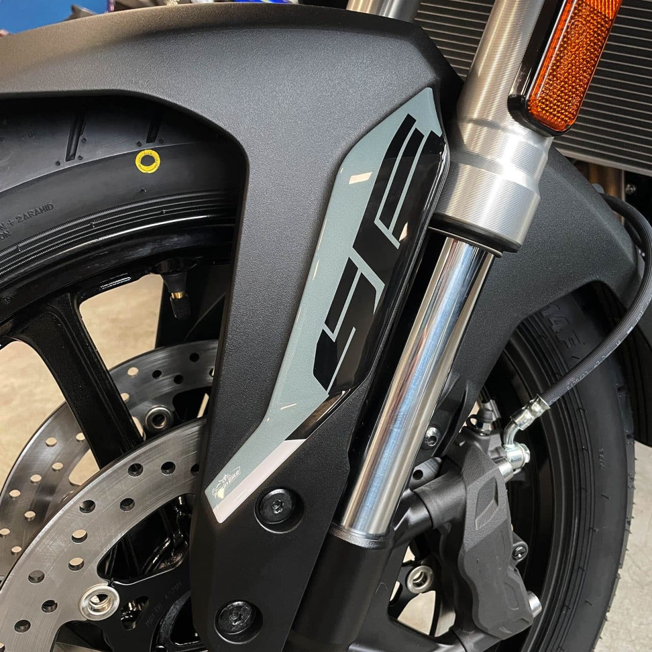 Adesivi 3D compatibili con Suzuki V-Strom 800 SE 2023-2024 Protezione Parasteli