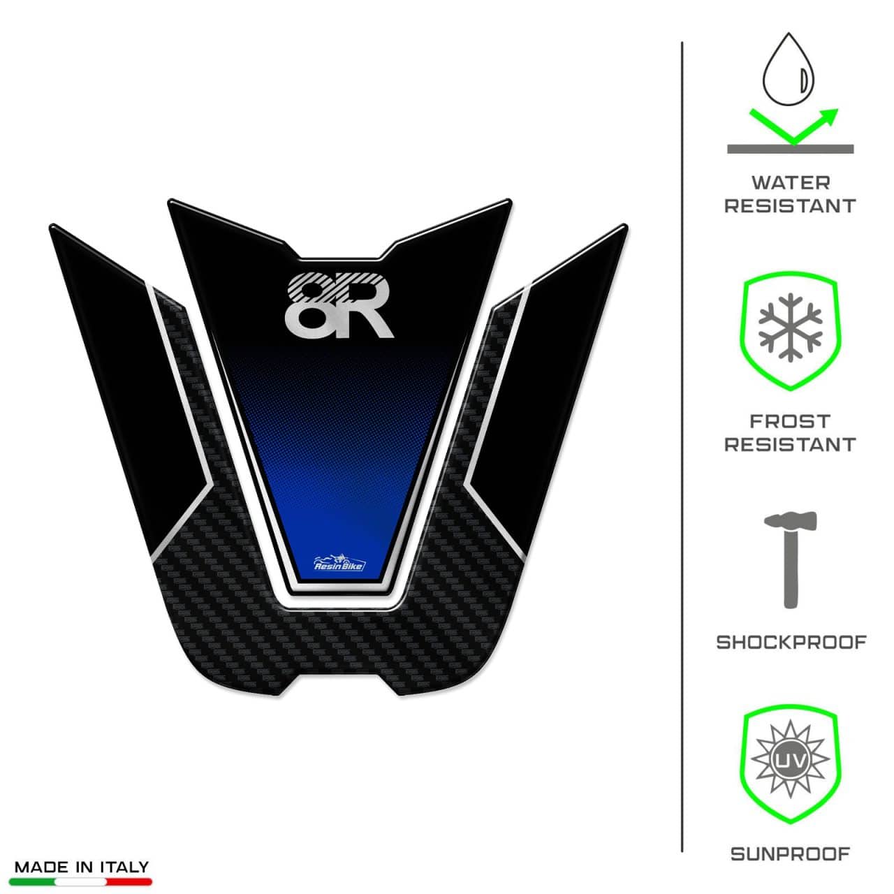 Autocollant Moto 3D compatibles avec Suzuki GSX 8R 2024 Blue Protection Réservoir – Image 7