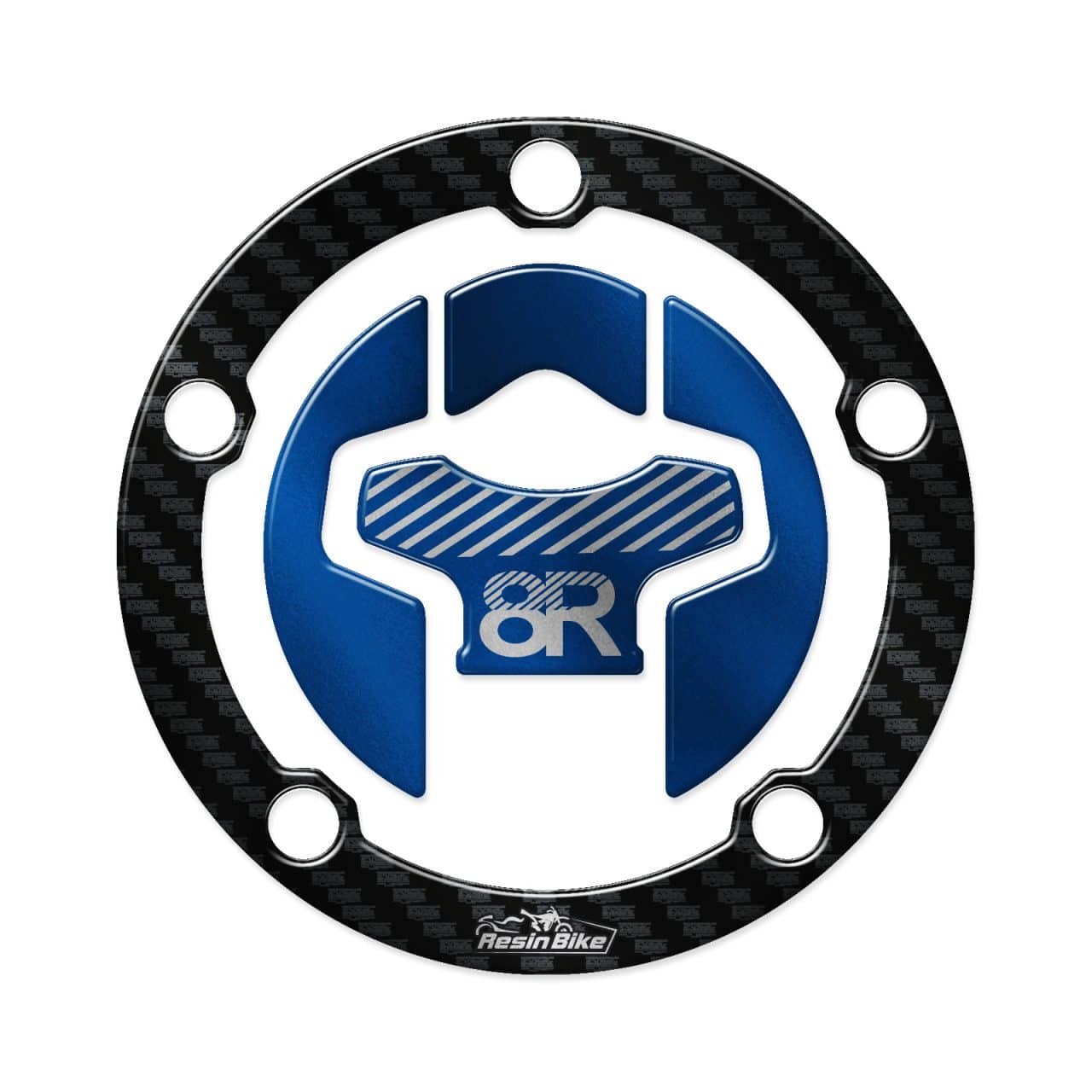 Motorcycle Stickers 3D compatible with Suzuki GSX 8R 2024 Blue Tank Cap - Image 2