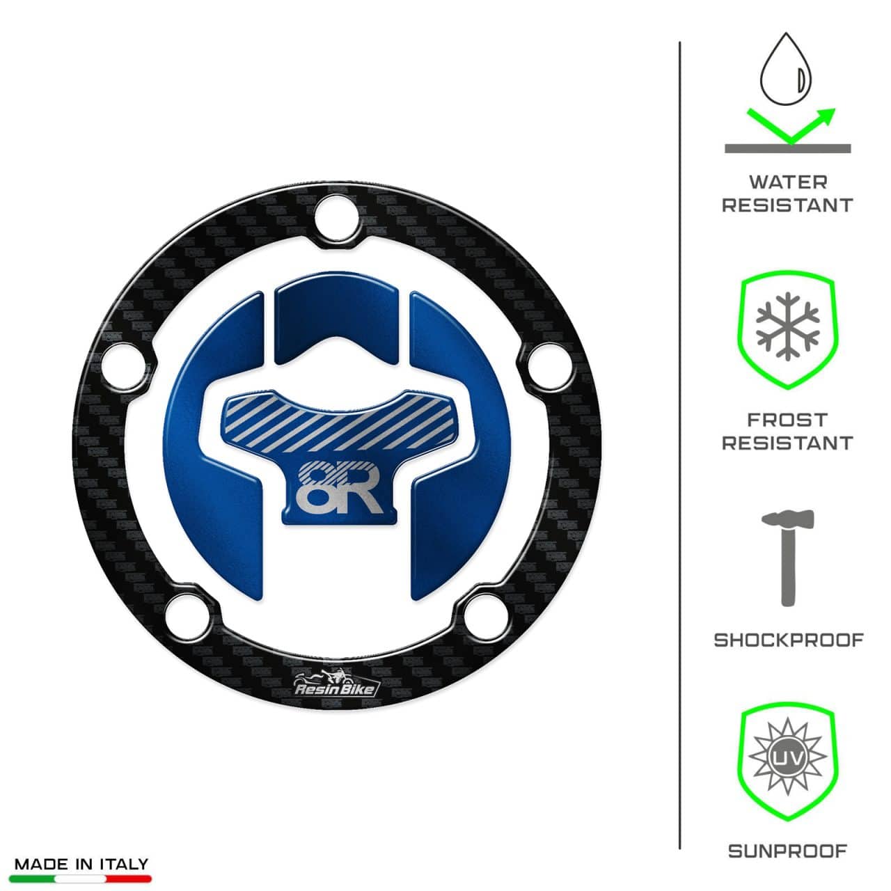 Pegatinas 3D Moto compatibles con Suzuki GSX 8R 2024 Blue Tapa del Tanque - Imagen 7