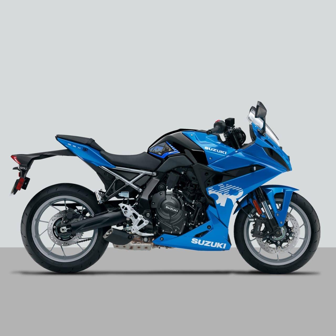 Kit Autocollant Moto 3D compatibles avec Suzuki GSX 8R 2024 Blue Réservoir – Image 2