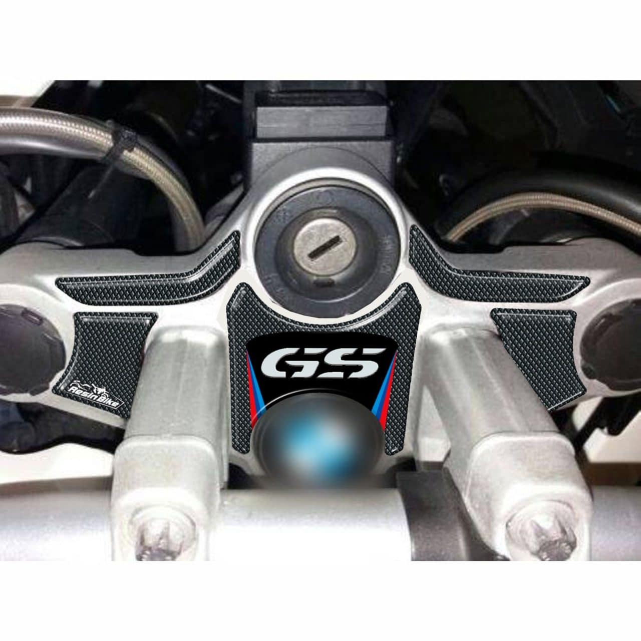 Motorcycle Stickers 3D compatible with Bmw R 1200 GS 2008-2012 Steering Plate