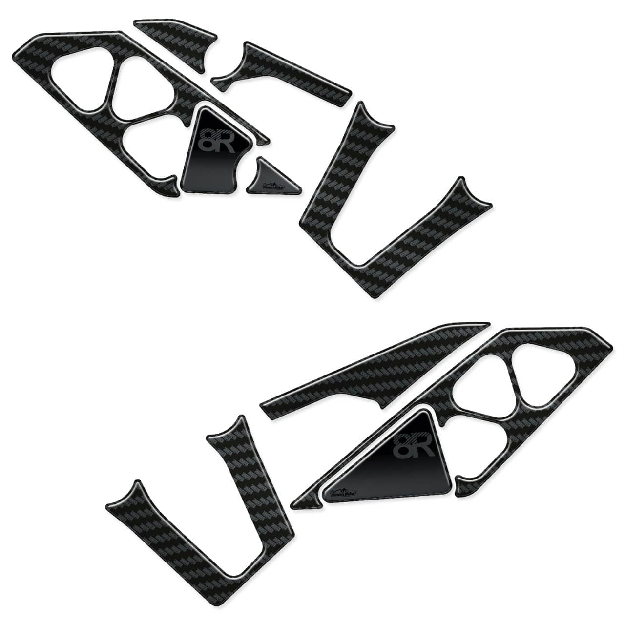 Adhesivos de Moto compatibles con Suzuki GSX 8R 2024 Carbon Look Protector de Talón - Imagen 2