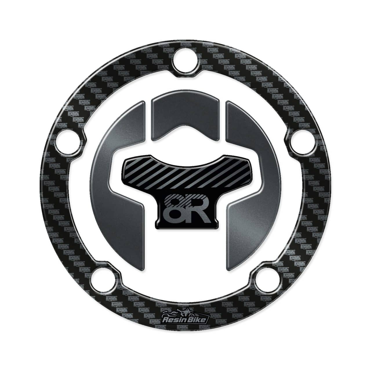 Motorcycle Stickers 3D compatible with Suzuki GSX 8R 2024 Carbon Look Tank Cap Protection - Image 2