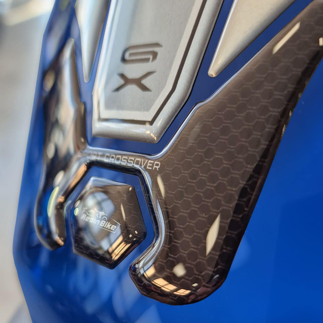 Autocollant 3D compatibles avec Suzuki GSX-S1000GX Blue Protection Réservoir – Image 5