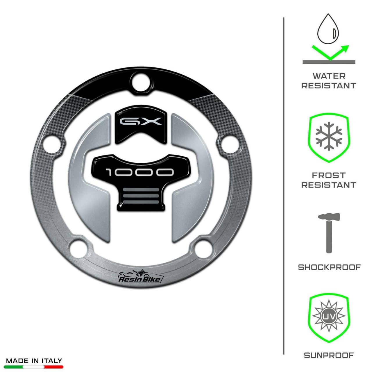 Autocollant 3D compatibles avec Suzuki GSX-S1000GX 2024 Bouchon Réservoir – Image 6