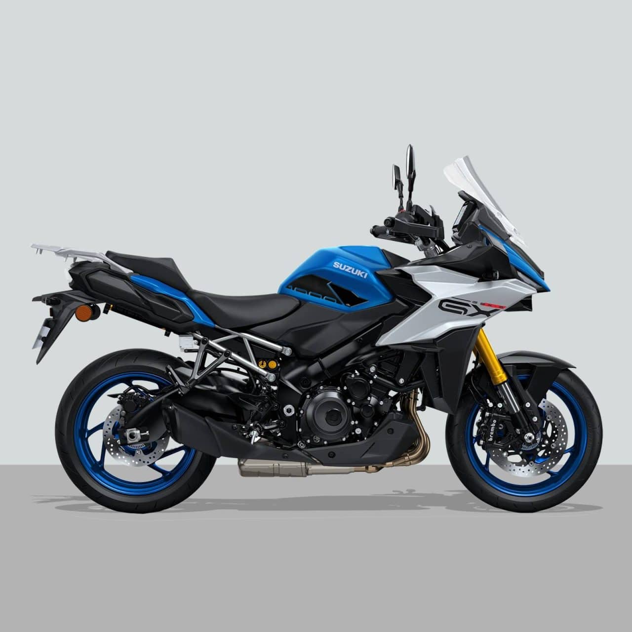 Kit Autocollant 3D compatible avec Suzuki GSX-S1000GX Blue Protections Réservoir – Image 2