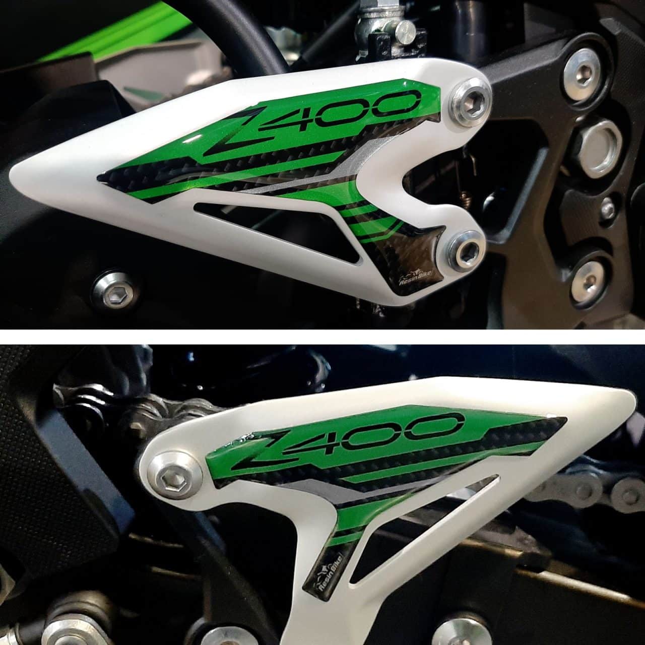 Kit Completo Adesivi 3D compatibili con Kawasaki Z400 2019-2020 - immagine 2