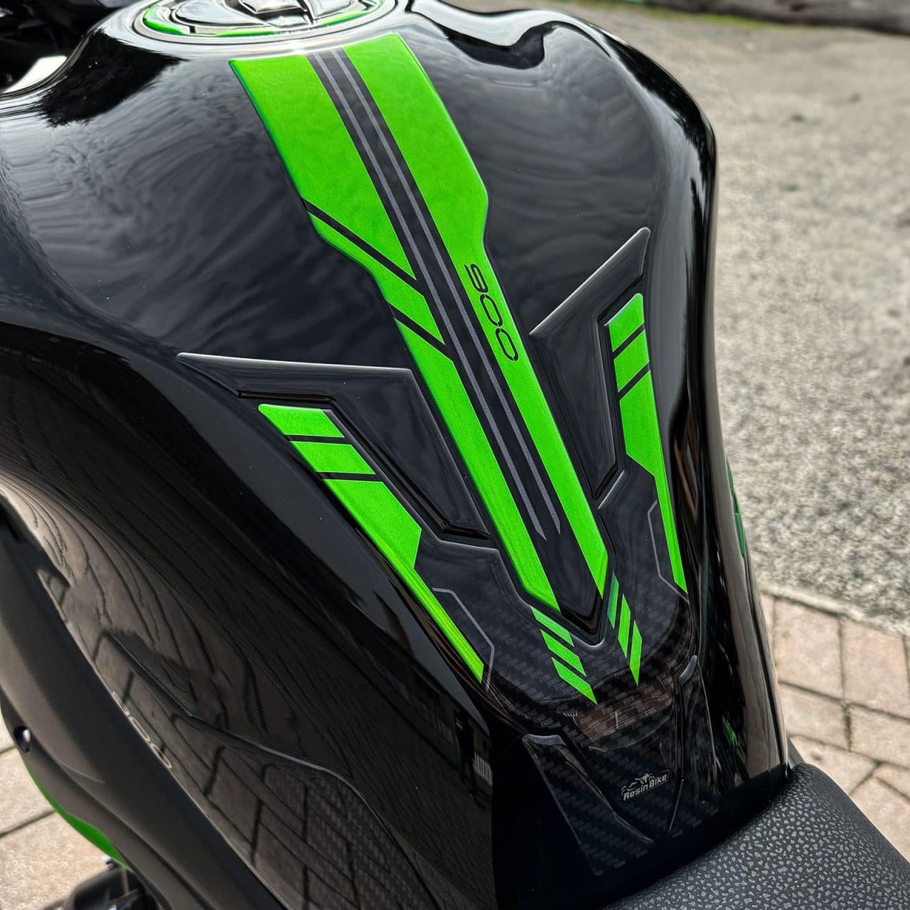 Autocollant Moto 3D compatibles avec Kawasaki Z 900 2023-2024 Réservoir – Image 11