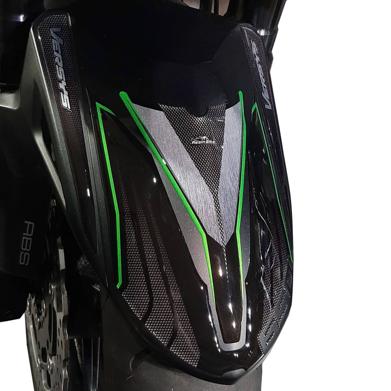 Kit Adesivi 3D compatibili con Kawasaki Versys 650 2017-2021 Verde Completo - immagine 3