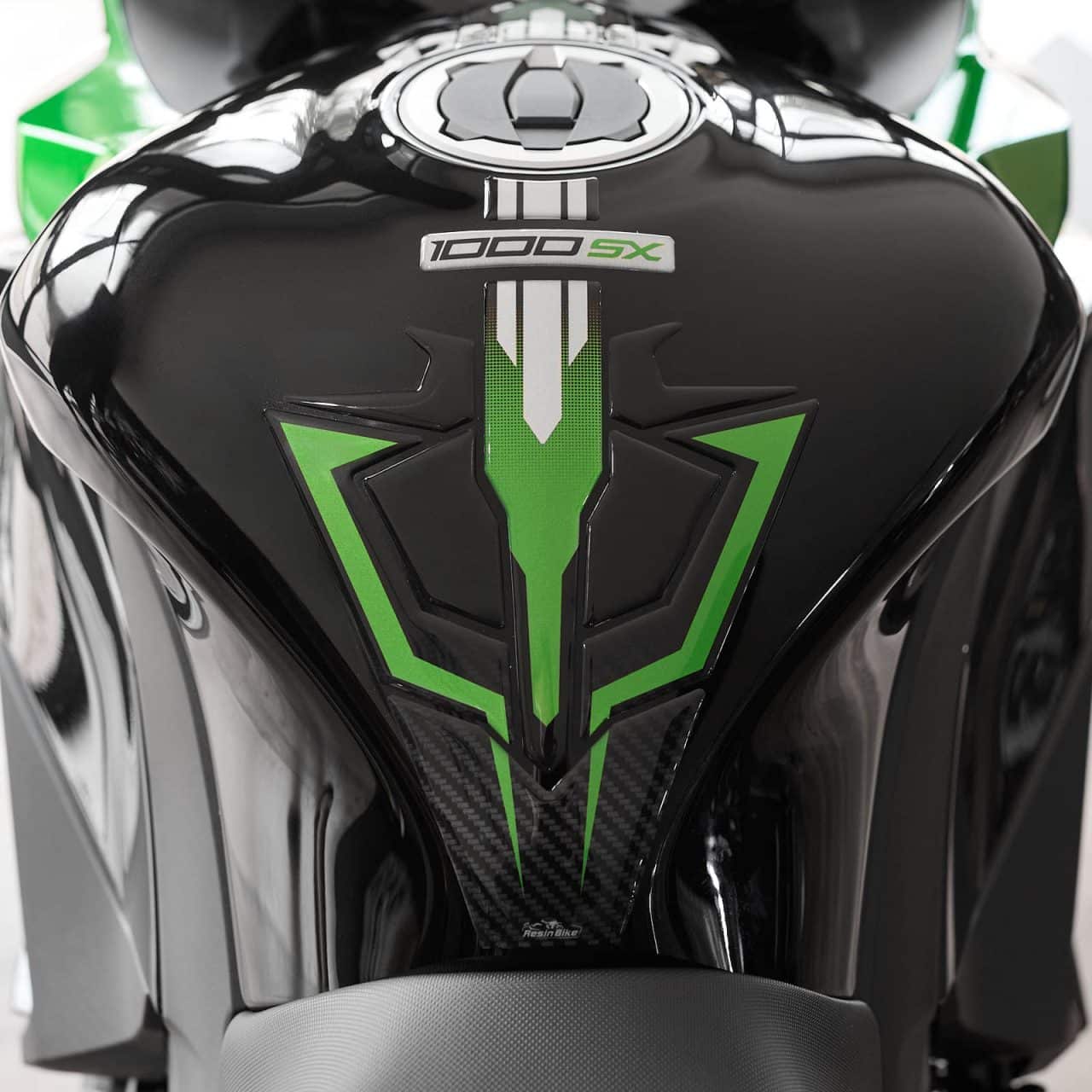 Kit Réservoir Basic Autocollant 3D compatibles avec Kawasaki Ninja 1000 SX 2024 – Image 2