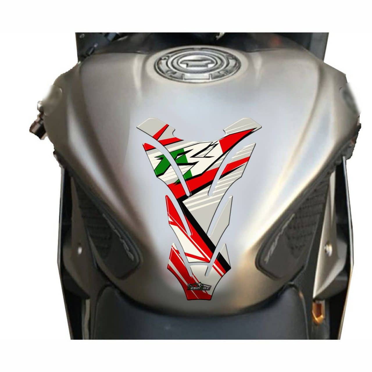 Pegatinas 3D Moto compatibles con Yamaha R1 Tanque Deposito ITA - Imagen 2