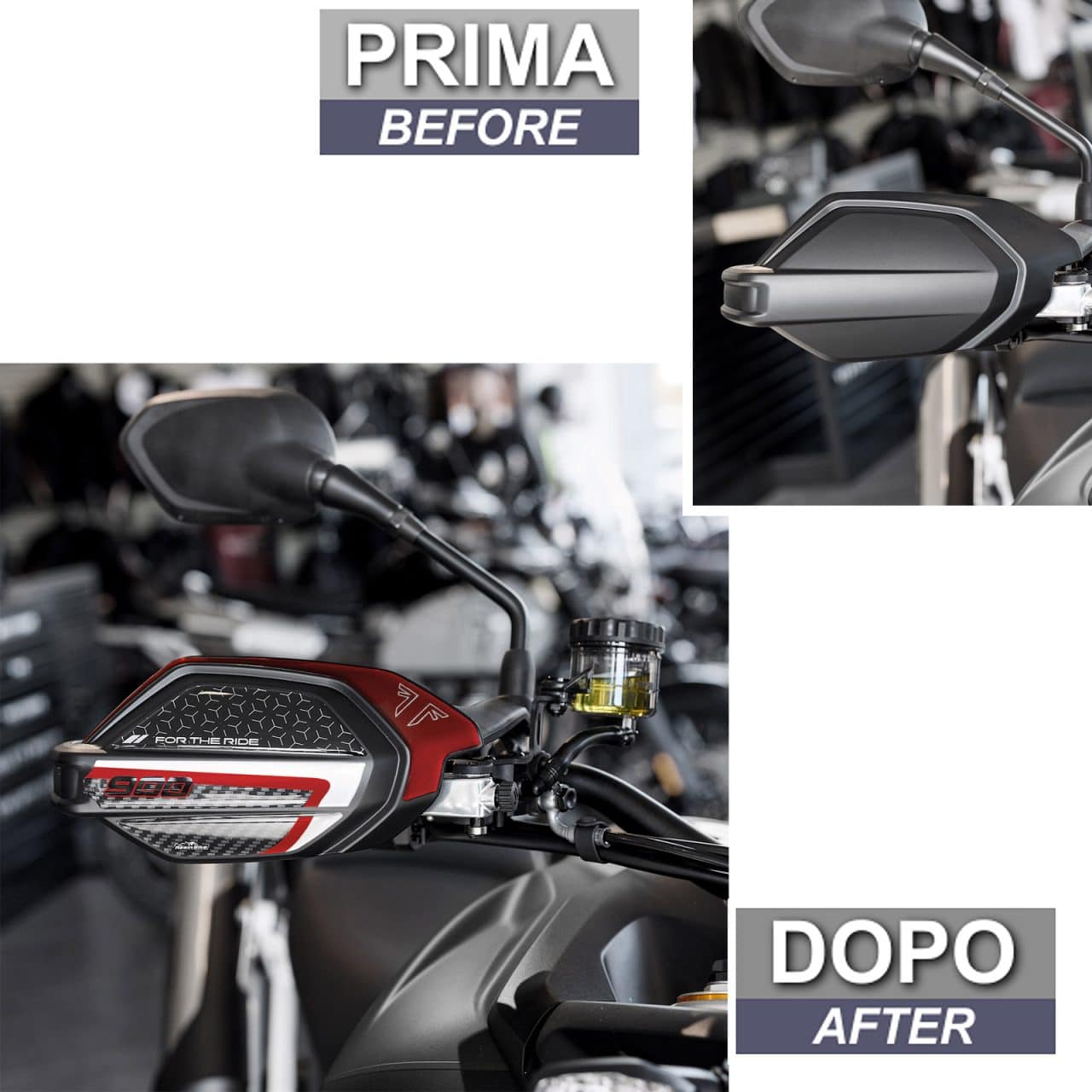 Motorcycle Stickers 3D compatible with Triumph Tiger 900 2024 Handguards - Image 3