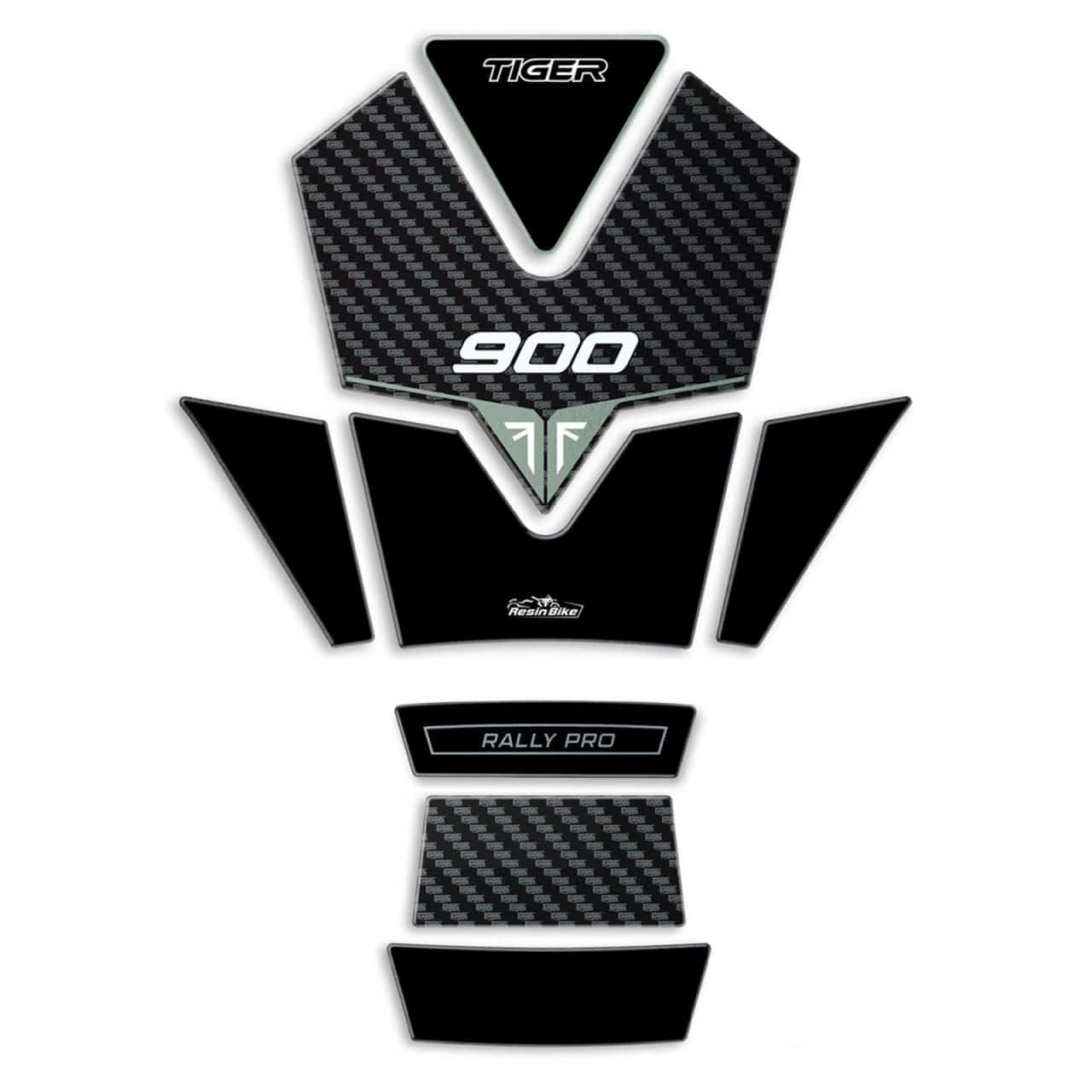 Stickers 3D compatible with Triumph Tiger 900 Rally Pro 2024 Tank Pad - Image 2