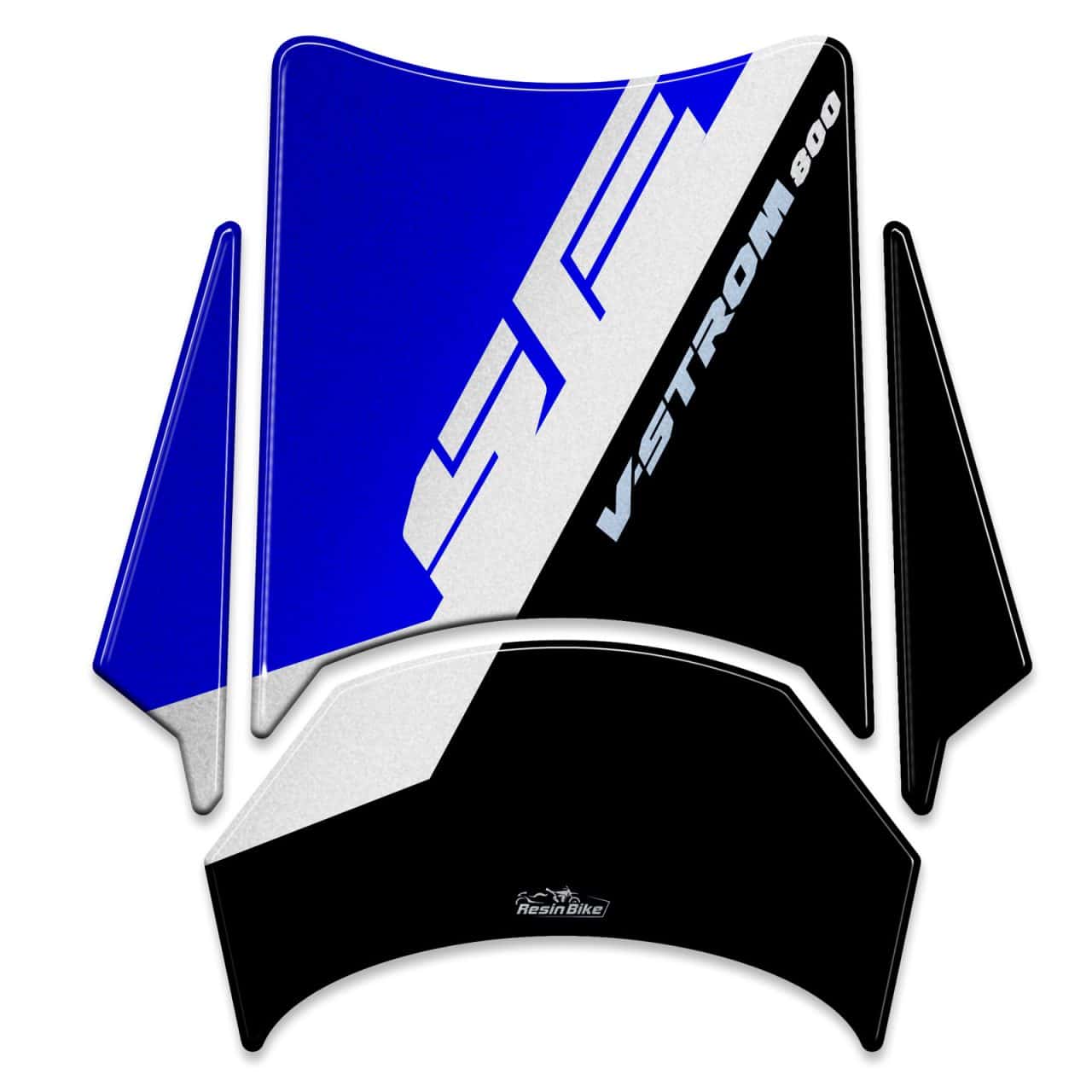 Stickers 3D compatible with Suzuki V-Strom 800 SE 2023-2024 Blue Tank Pad - Image 2