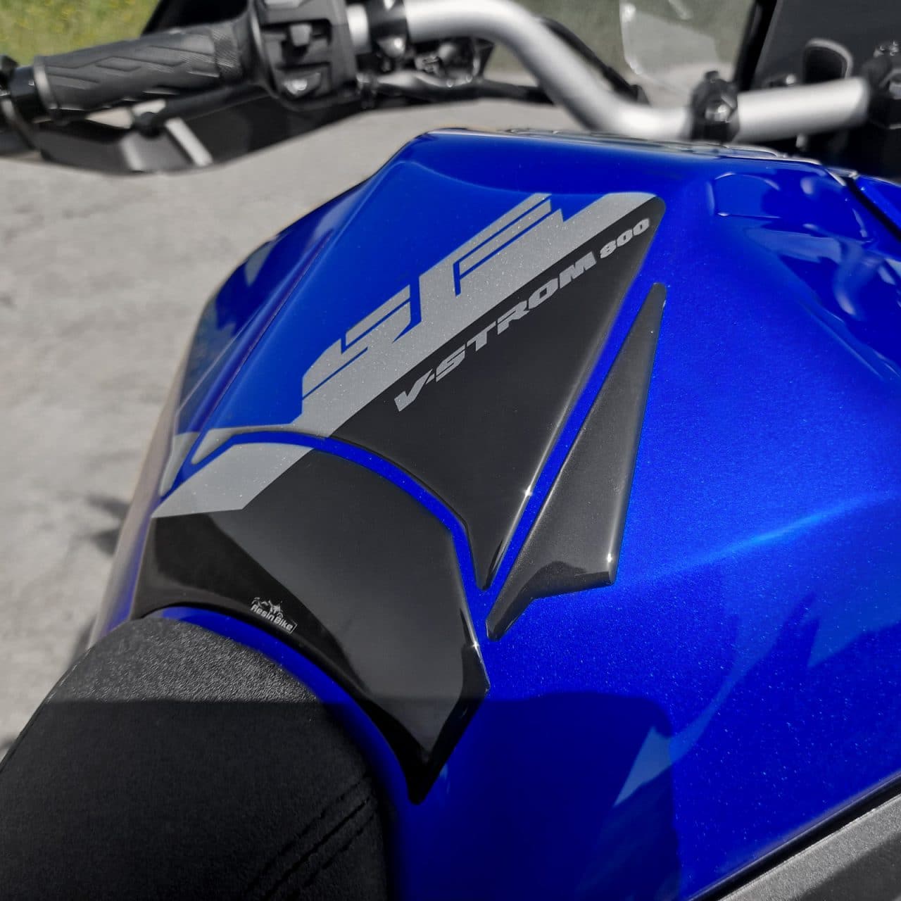 Stickers 3D compatible with Suzuki V-Strom 800 SE 2023-2024 Blue Tank Pad - Image 4