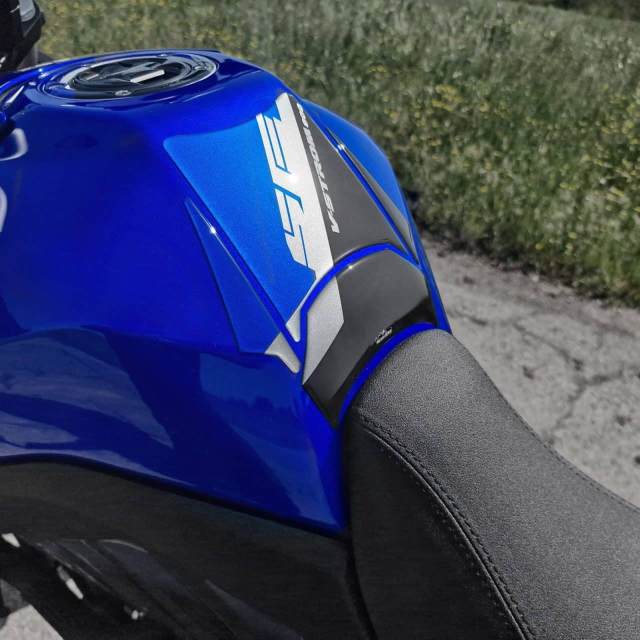 Stickers 3D compatible with Suzuki V-Strom 800 SE 2023-2024 Blue Tank Pad - Image 5