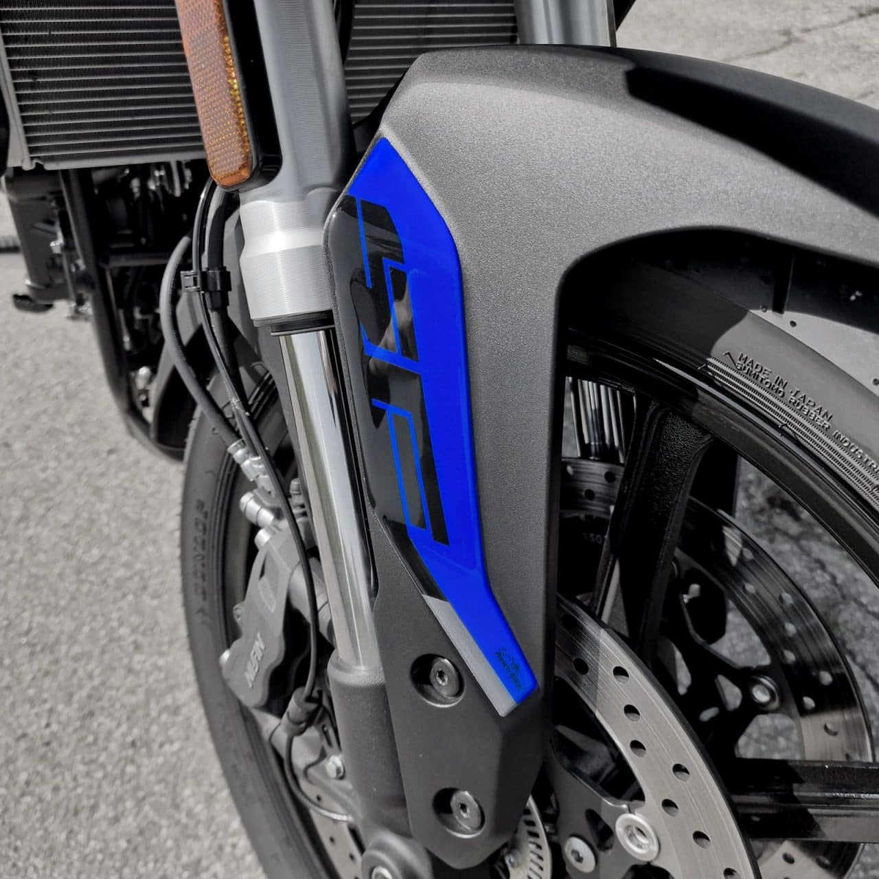 Stickers 3D compatible with Suzuki V-Strom 800 SE 2023-2024 Blue Side Plates - Image 4