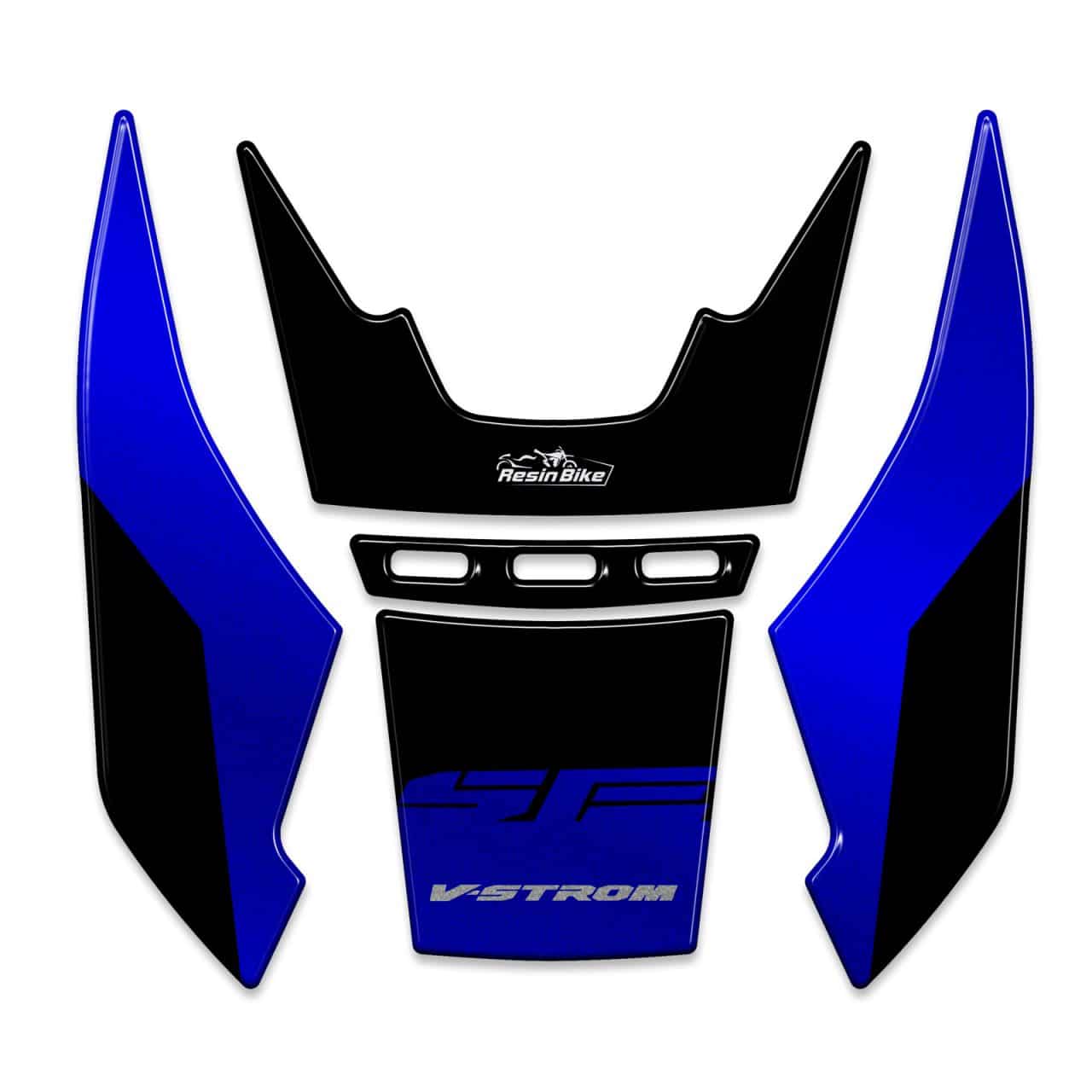 Stickers 3D compatible with Suzuki V-Strom 800 SE 2023-2024 Blue Front Tip - Image 2