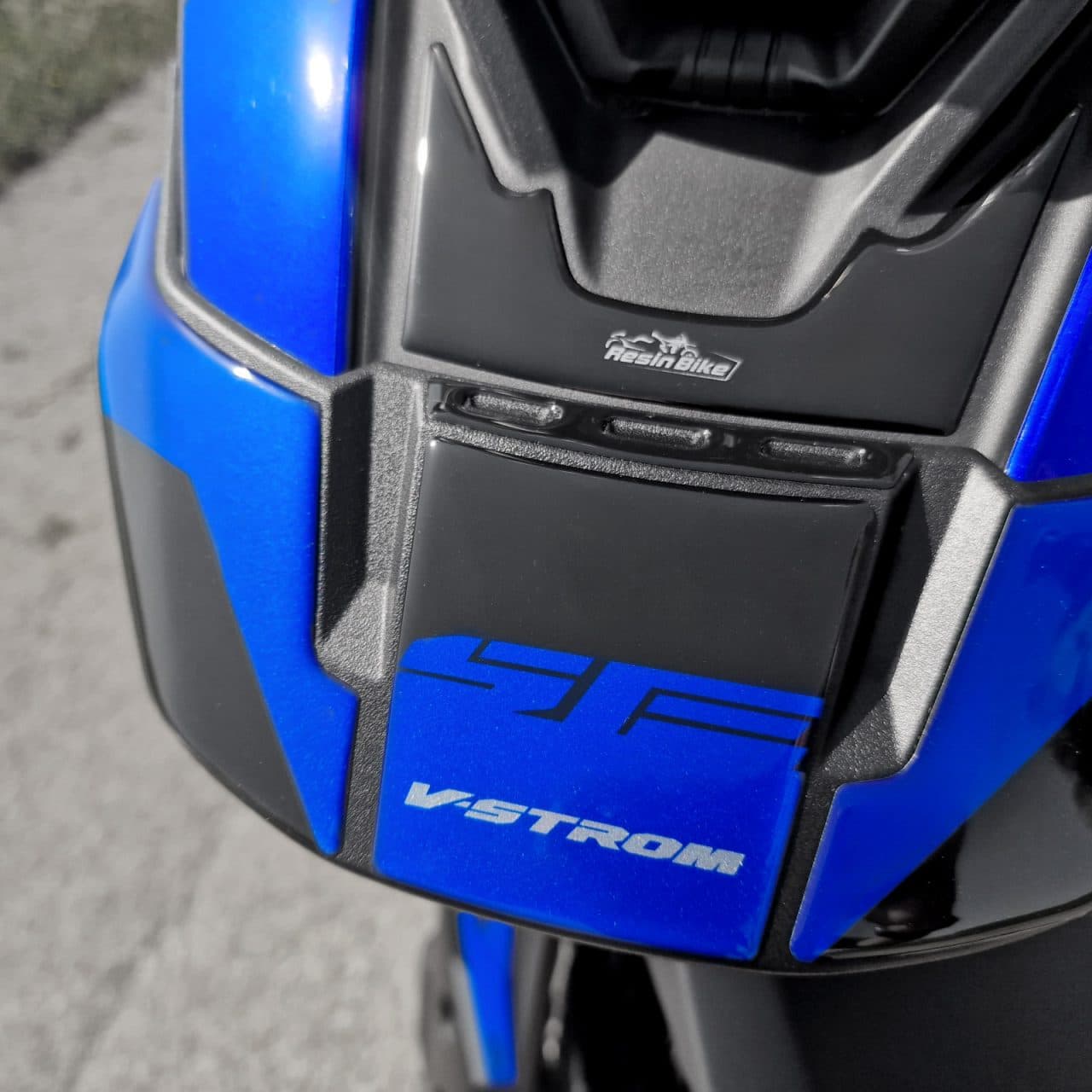 Stickers 3D compatible with Suzuki V-Strom 800 SE 2023-2024 Blue Front Tip - Image 5