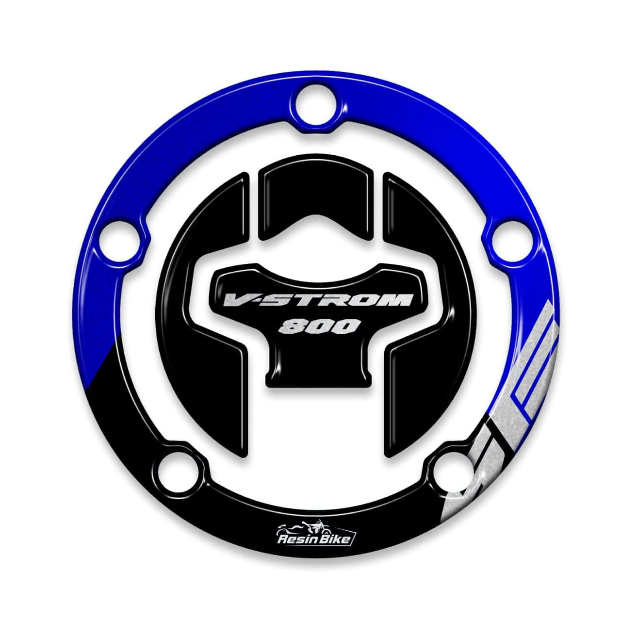 Stickers 3D compatible with Suzuki V-Strom 800 SE 2023-2024 Blue Tank Cap - Image 2