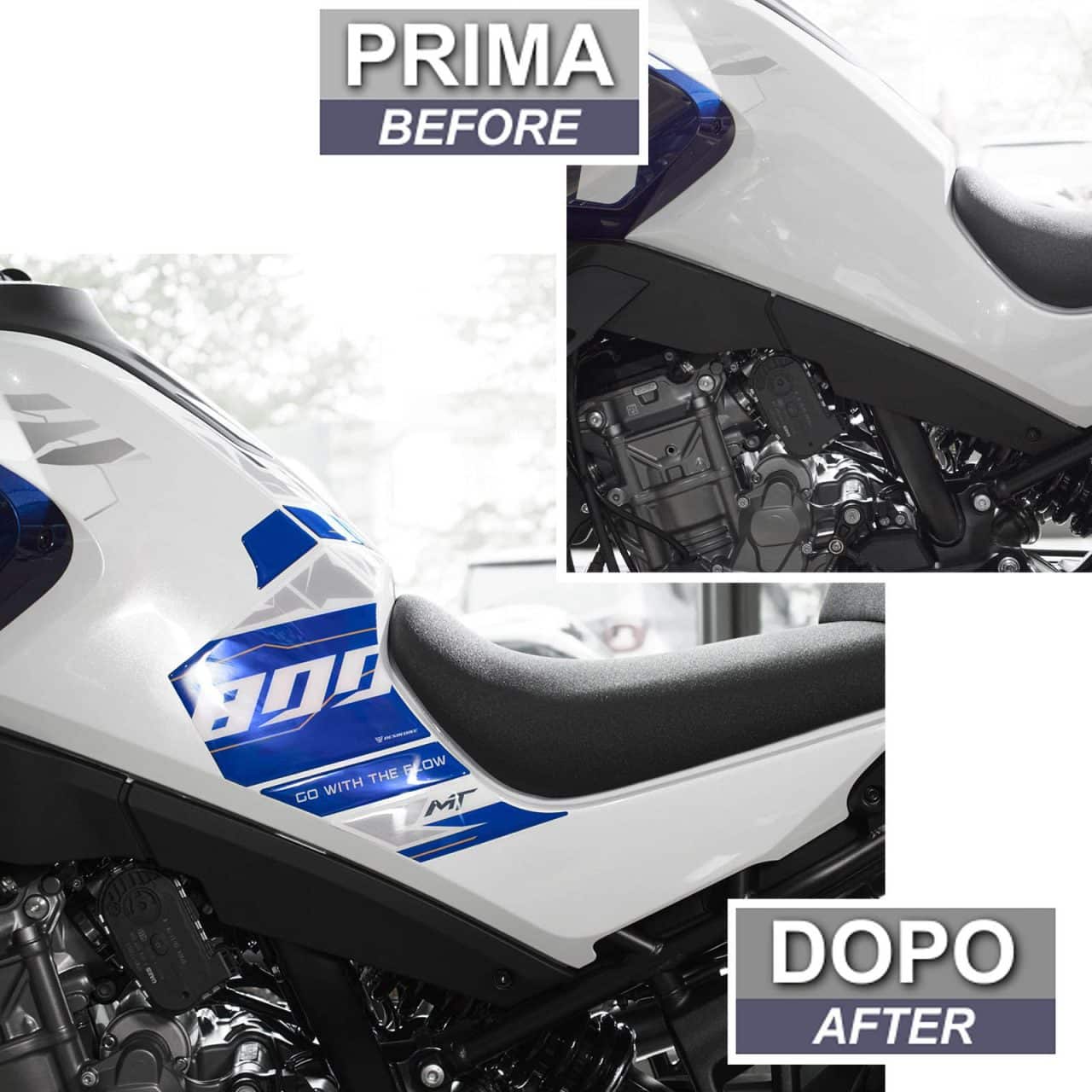 Motorcycle Stickers 3D compatible with CF MOTO 800 MT Explore 2024 Tank Side - Image 4