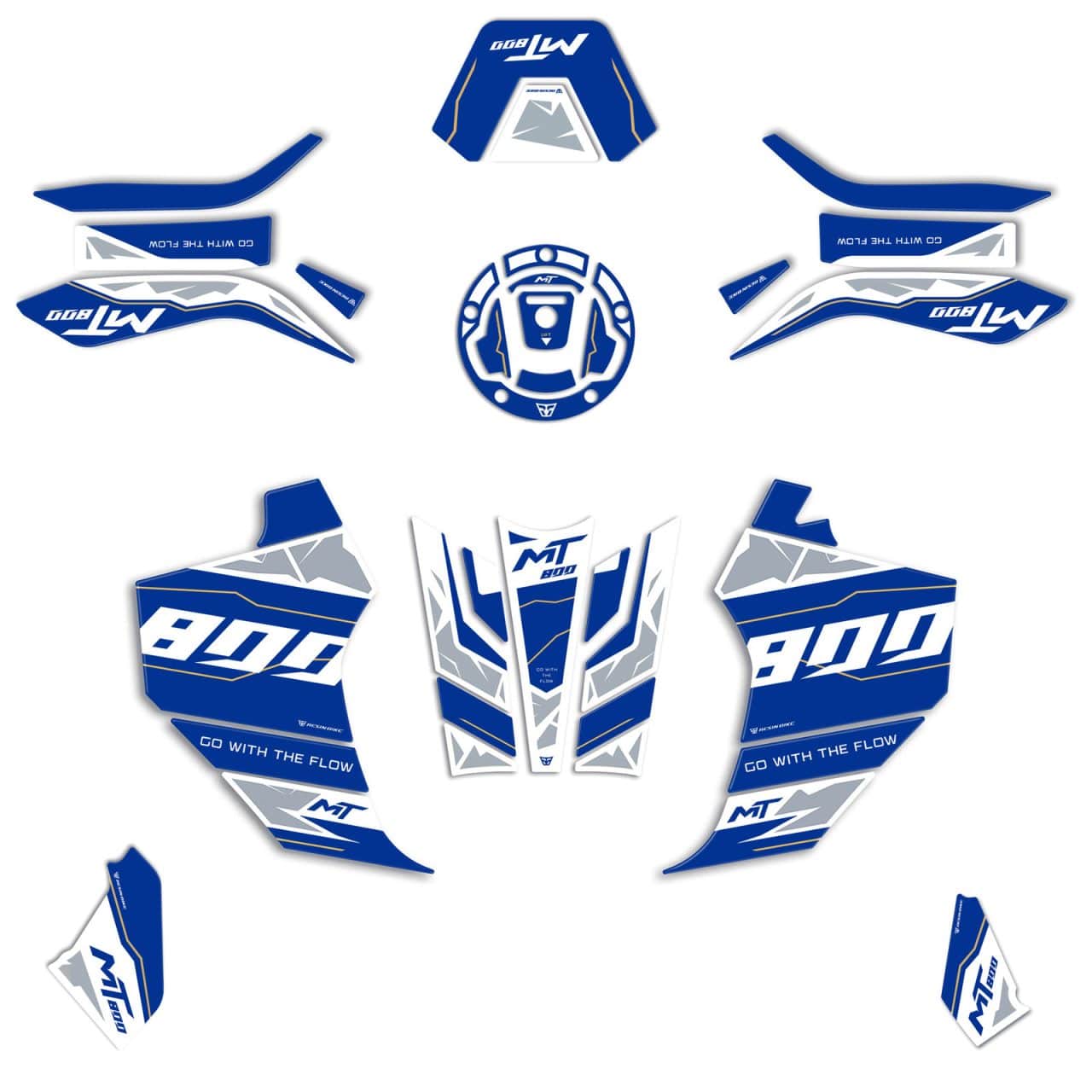 Kit Full Motorcycle Stickers 3D compatible with CF MOTO 800 MT Explore 2023-2024