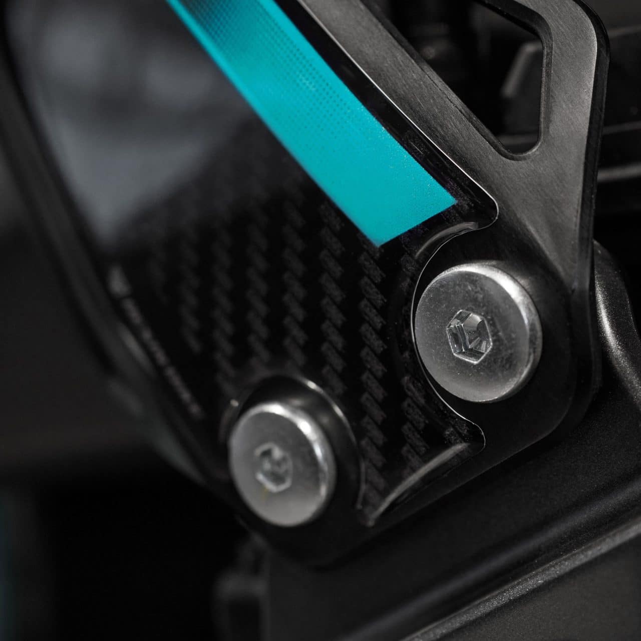 Adhesivos 3D de Moto compatibles con Yamaha MT-09 2024 Cyan Protector de Talón - Imagen 5