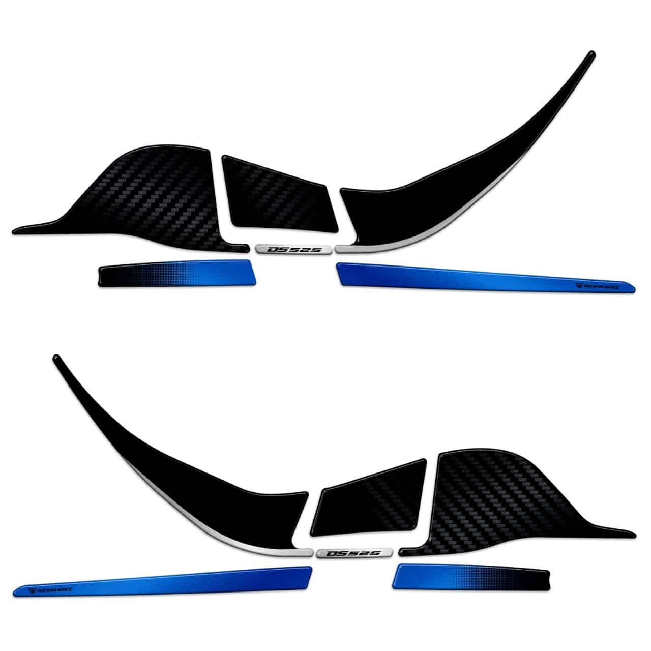 Stickers 3D compatible with Voge Valico 525 DSX 2023-2024 Blue Handguards - Image 2