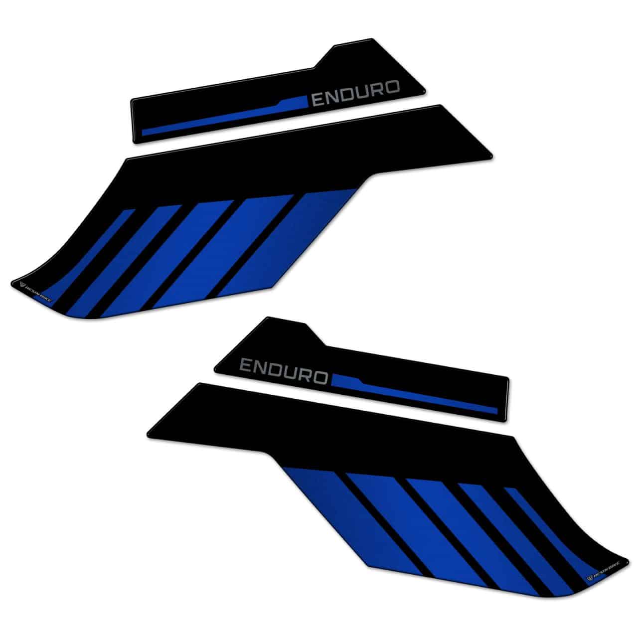 Motorcycle Stickers 3D compatible with Voge Valico 900 DSX 2024 Blue Tank Side - Image 2