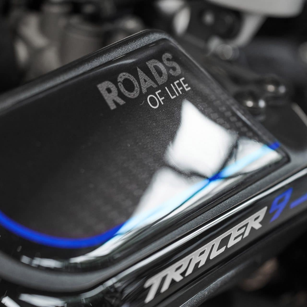 Adhesivos 3D Moto compatibles con Yamaha Tracer 9-9 GT 2021-2024 Paramanos Azul - Imagen 4