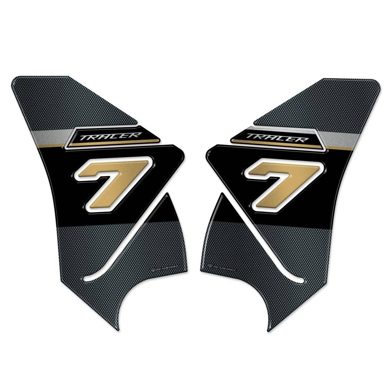 Stickers 3D compatible with Yamaha Tracer 7 GT 2021-2024 Gold Tank Side - Image 2