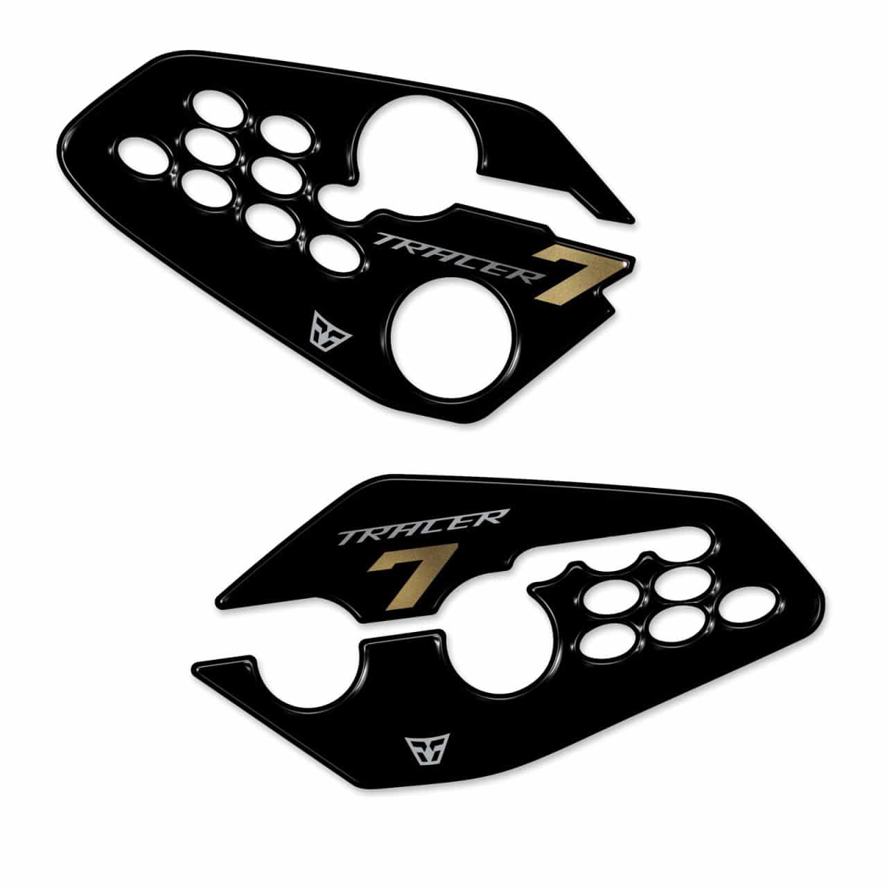 Stickers 3D compatible with Yamaha Tracer 7 GT 2021-2024 Gold Heel Pad - Image 2