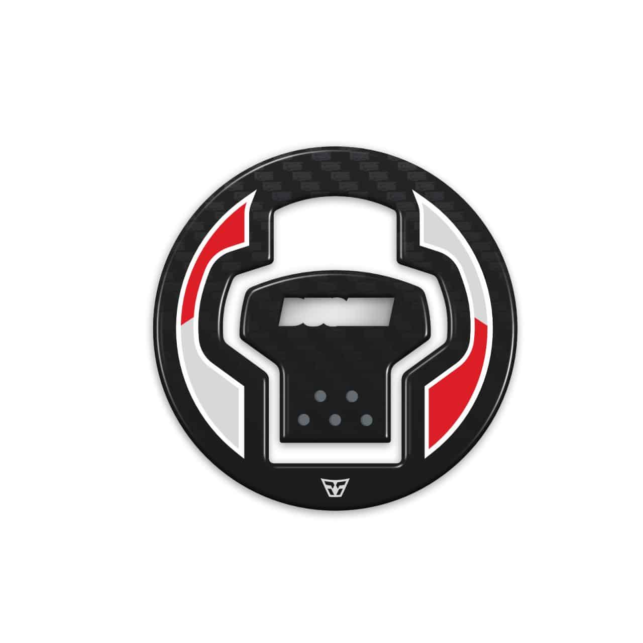 Stickers 3D compatible with Ducati Hypermotard 698 - RVE Mono 2024 Tank Cap - Image 2