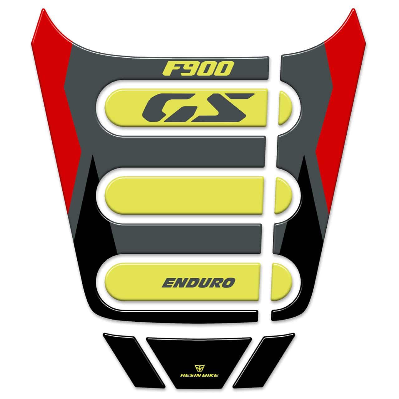 Paraserbatoio Adesivi 3D compatibili con Bmw F 900 GS 2024 Protezione Yellow - immagine 2