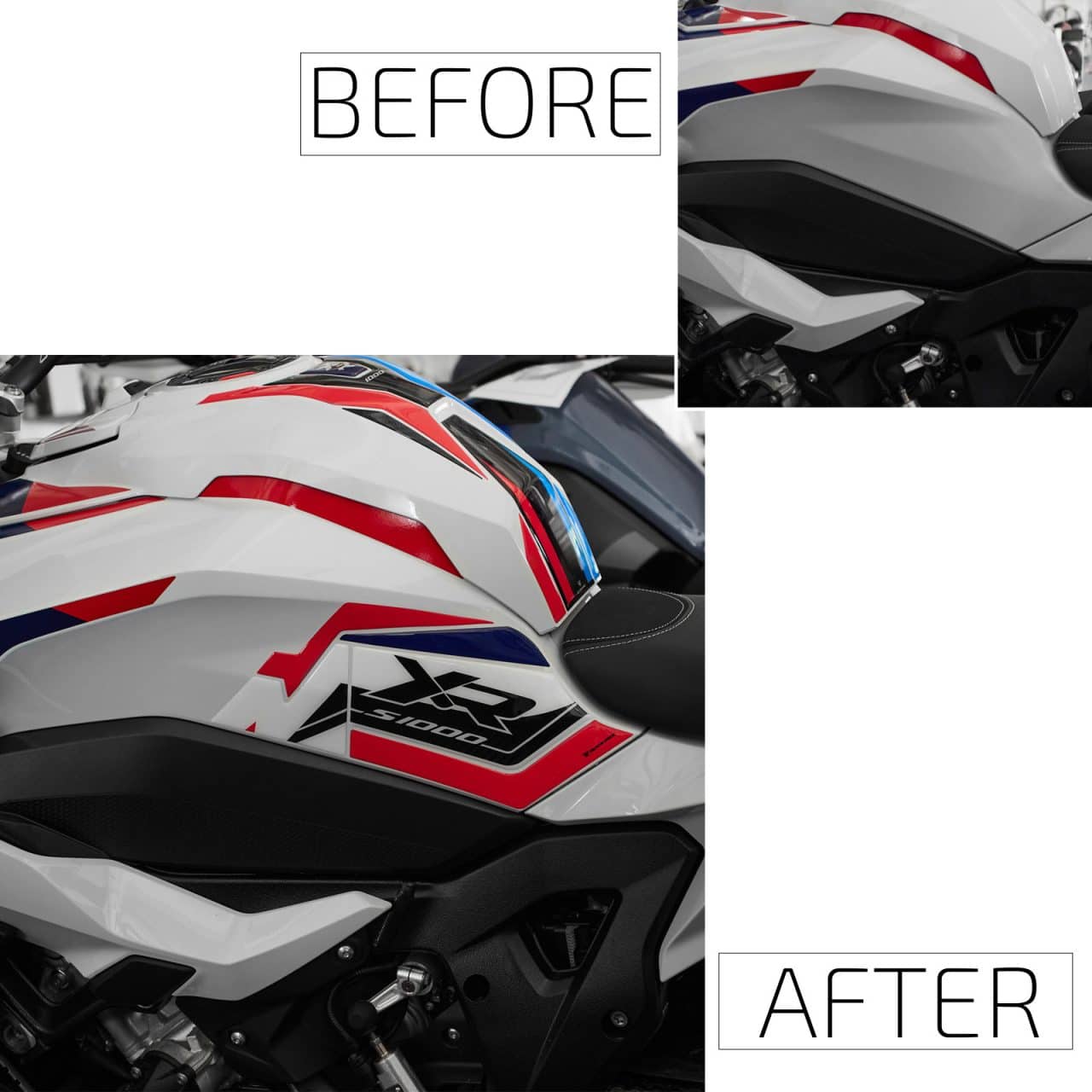 Motorcycle Stickers 3D compatible with BMW S 1000 XR 2020-2024 Tank Side - Image 3