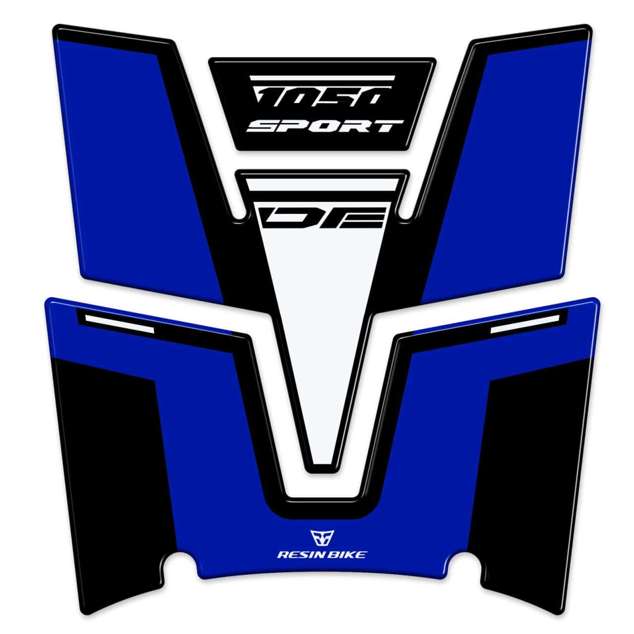 Motorcycle Stickers 3D compatible with Suzuki V-Strom 1050 DE 2024 Blue Tank Pad - Image 2