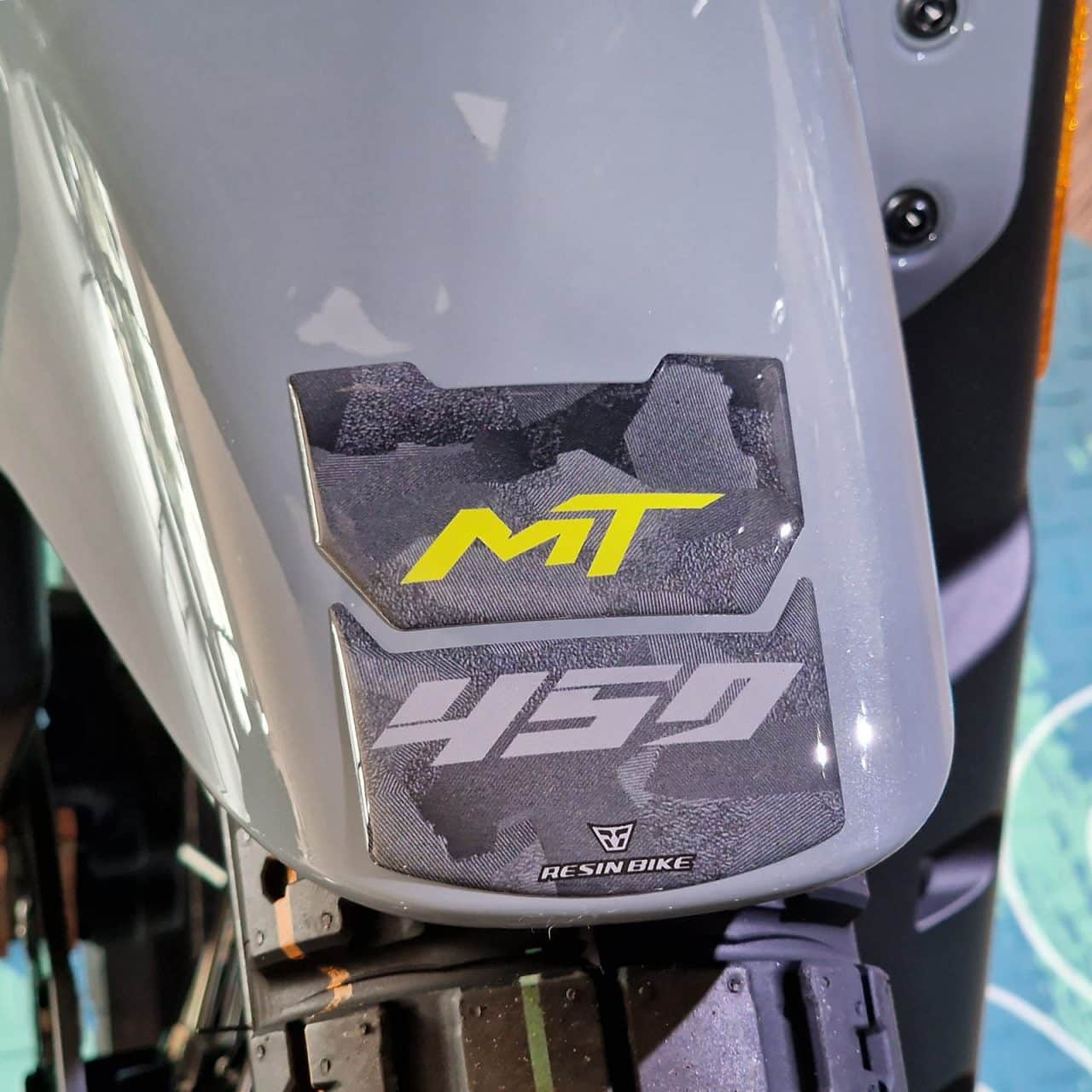 Adhesivos 3D Moto compatibles con CF MOTO 450 MT 2024 Tundra Grey Guardabarros - Imagen 5