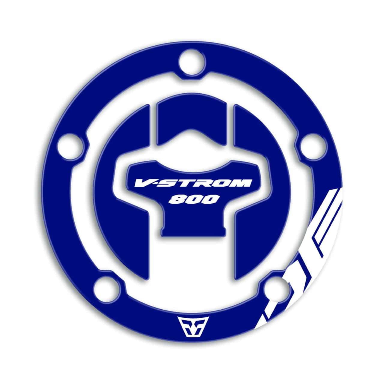 Stickers 3D compatible with Suzuki V-Strom 800 DE 2024 White Tank Cap