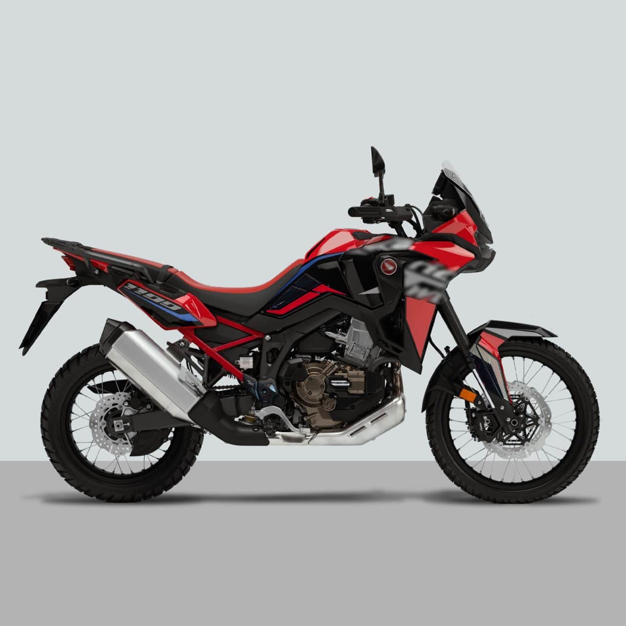 Kit Serbatoio Adesivi 3D compatibili con Honda Africa Twin 1100 2022-2023 Rosso - immagine 11