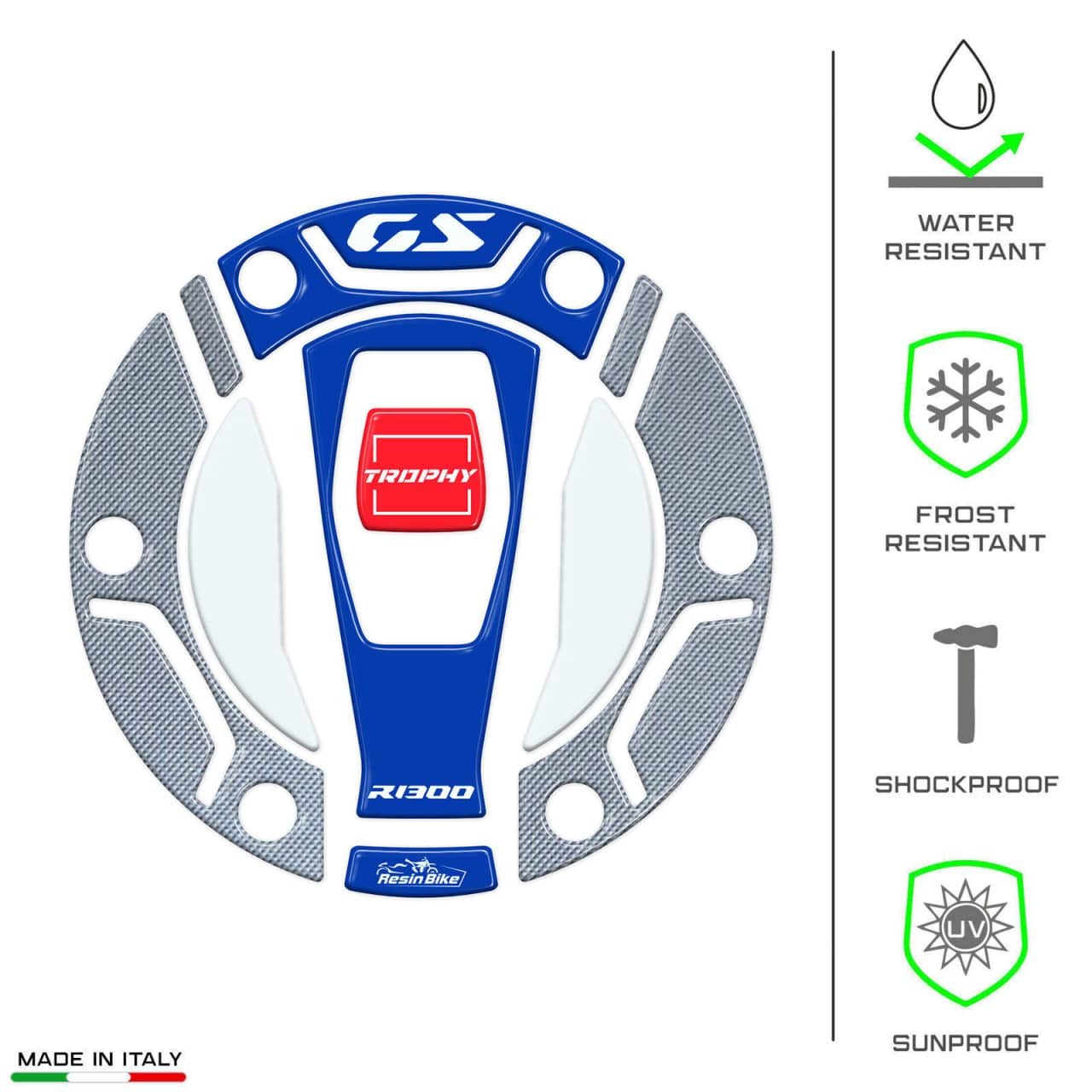 Pegatinas 3D Moto compatibles con Bmw R 1300 GS Trophy 2023-2024 Tapa del Tanque - Imagen 5