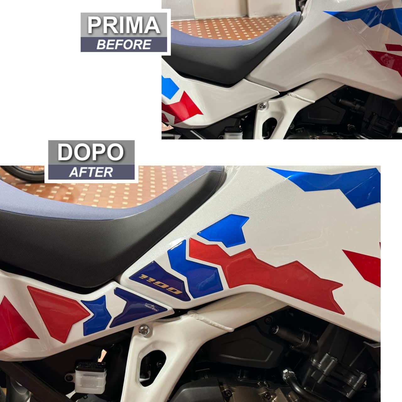 Adhesivos de Moto compatibles con Honda Africa Twin 1100 Adventure 2024 Deposito - Imagen 3